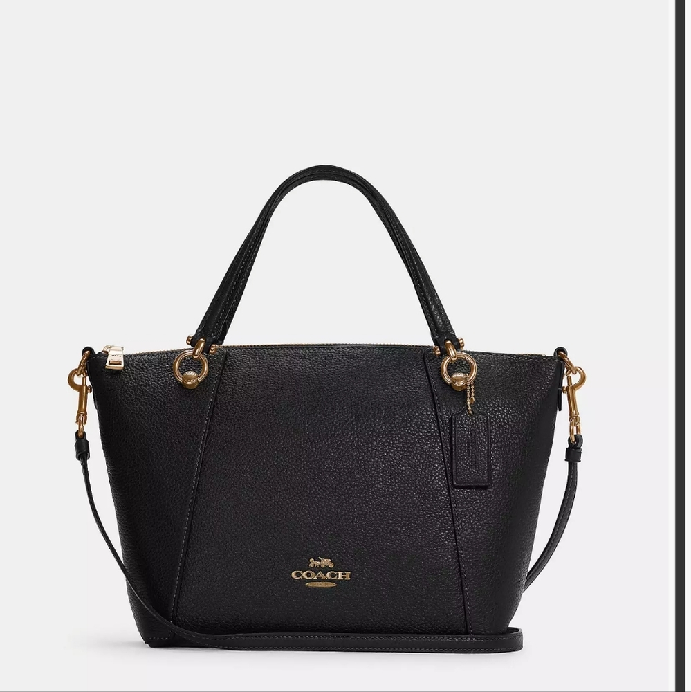 NWT Coach Kacey Satchel Black